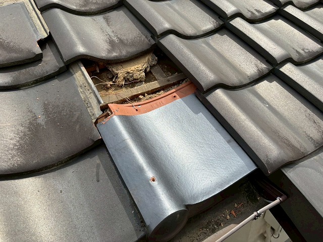 差し替え工事を実施